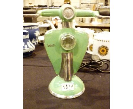 Lambretta scooter lamp, H: 28 cm