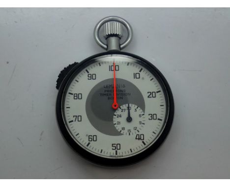 Lemonia Preston timer division stop watch in an Omega box. UK P&amp;P Group 1 (£16+VAT for the first lot and £2+VAT for subse
