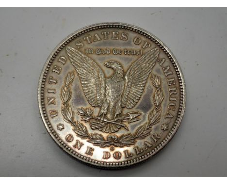 1884 O USA silver dollar, good condition. UK P&amp;P Group 0 (£6+VAT for the first lot and £1+VAT for subsequent lots) 