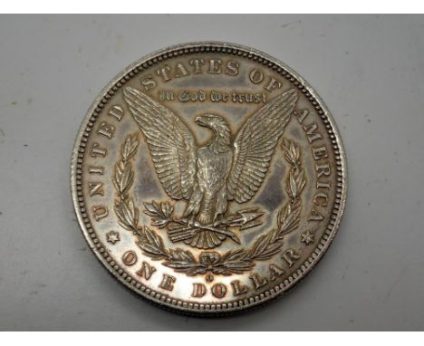 1884 O USA silver dollar, good condition. UK P&amp;P Group 0 (£6+VAT for the first lot and £1+VAT for subsequent lots) 