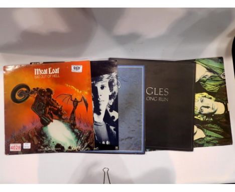 Five rock albums, The Police (2), The Eagles (2) and Meatloaf. UK P&amp;P Group 2 (£20+VAT for the first lot and £4+VAT for s