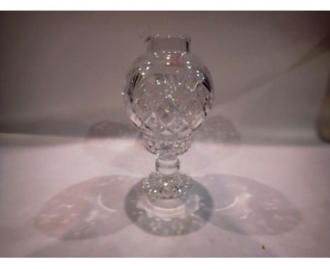 Royal Doulton by Webb Corbett candle lamp, boxed, H: 24 cm. UK P&amp;P Group 2 (£20+VAT for the first lot and £4+VAT for subs