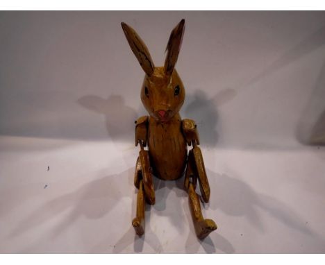 Wooden shelf rabbit. UK P&amp;P Group 2 (£20+VAT for the first lot and £4+VAT for subsequent lots) 