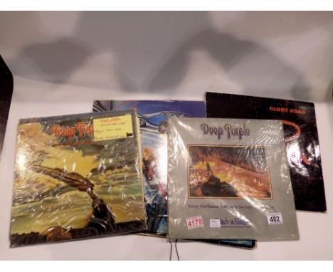 Four Gillan albums and three Deep Purple albums. UK P&amp;P Group 2 (£20+VAT for the first lot and £4+VAT for subsequent lots