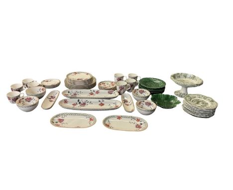 VILLEROY &amp; BOCH; a part tea and dinner service, with transfer printed floral decorated design, including four mugs, four 