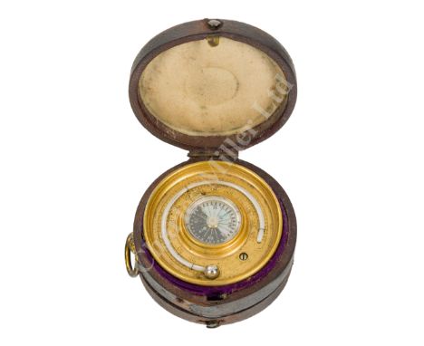 A POCKET BAROMETER/COMPASS COMPENDIUM, BY J.B. DANCER, MANCHESTER, CIRCA 1900 signed on the 1¾in. silvered dial as per title 