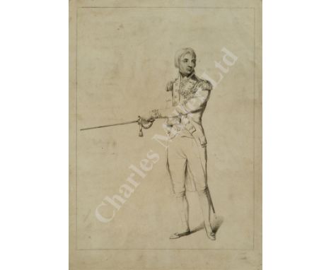 AFTER JOHN RISING (BRITISH, 1753-1817) Full-length portrait of Lord Nelson Stipple engraving Pl. 15¼ x 11¾in. (38.5 x 30cm.);