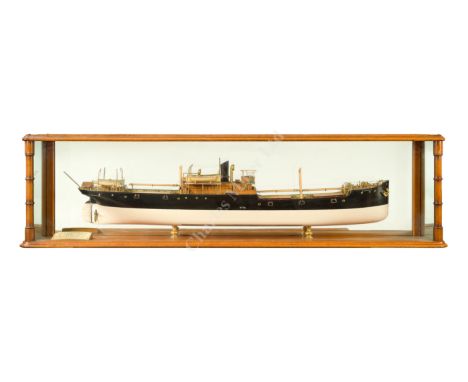 A FINE MIRROR-BACK BUILDER'S MODEL FOR THE S.S. EZARDIAN BY WILLIAM PICKERSGILL &amp; SONS LTD, SUNDERLAND FOR THE GOOLE &amp