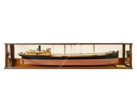A MIRROR-BACKED BUILDER'S MODEL FOR THE S.S WESTWOOD BUILT FOR FURNESS, WITHY &amp; CO. LTD BY SIR RAYLTON DIXON &amp; CO. LT