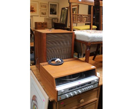 Fidelity SP 25 MK III Record Player and a Pair of Speakers 