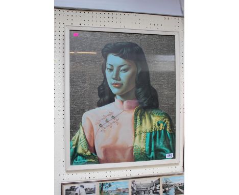 Vladimir Grigoryevich Tretchikoff 1913-2006. 'Miss Wong' framed print 