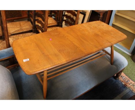 Ercol Blonde Elm coffee table 