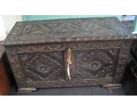 Victorian ebonised oak smokers cabinet with lift lid and fall front revealing fitted interior including ceramic ancillaries. 