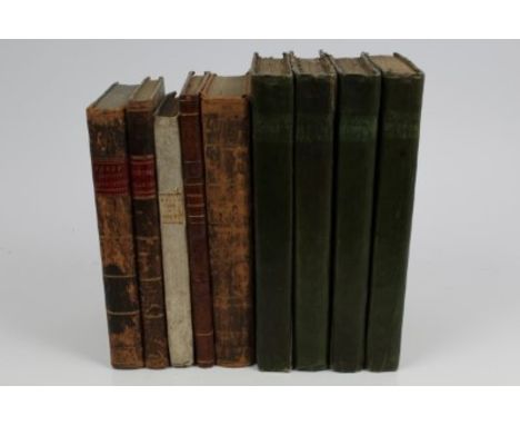 Burke Reflections On The Revolution in France 1791, 9th edition, quarter calf, with W. Pontey:  The Profitable Planter, publi