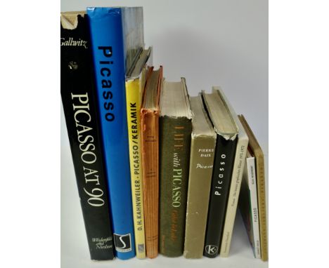 PICASSO -- GALLWITZ, K. Picasso at 90. The late work. (1971). Prof. illustr., prtly w. tipped in plates. Fol. Ocl. w. dust-j.