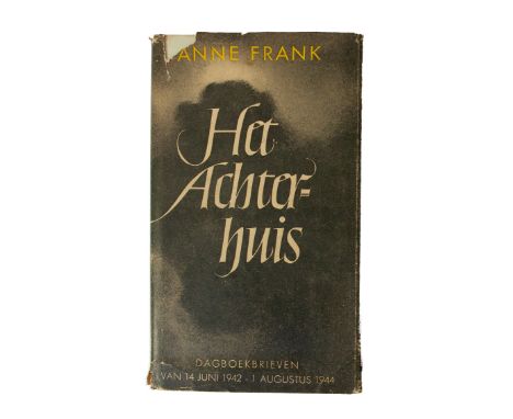 FRANK, Anne. Het Achterhuis. Dagboekbrieven van 12 juni 1942 - 1 Aug. 1944. Met een voorw. d. A. Romein-Verschoor. Amst., 194