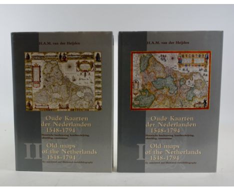 HEIJDEN, H.A.M. v.d. Oude kaarten der Nederlanden/Old maps of the Netherlands, 1548-1794. Historische beschouwing, kaartbesch