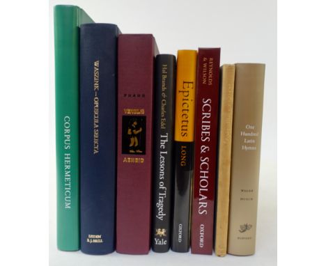 LONG, A.A. Epictetus, a stoic and Socratic guide to life. (2002). Obrds. w. dust-j. -- VERGILIUS. Aeneid Books I-VI. W. intro