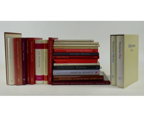 HOMERUS. Ilias (&amp;) Odyssee. Ingel. &amp; vert. in Ned. hexameters d. H.J. de Roy van Zuydewijn. (2005). 2 vols. In or. sl