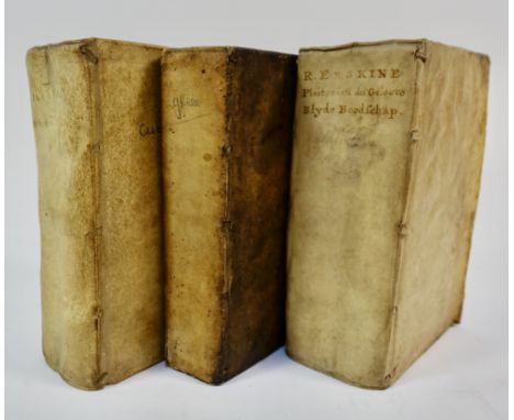GUTHRY, W. Des Christens Groot Interest, (…). Vert. d. J. Koelman. 11de dr. Amst., S. Schouten, 1745. 2 parts in 1 vol. (16),