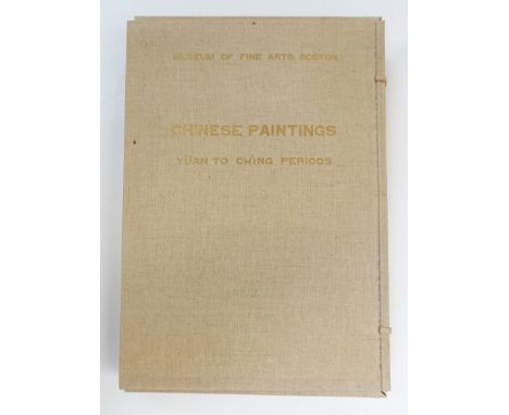 CHINA - JAPAN -- PORTFOLIO of Chinese Paintings in the Museum (Yüan to Ch'ing Periods). Text by K. Tomita. Boston, Mus. of Fi