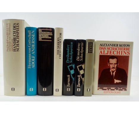 CHESS -- KOTOW, A. Das schacherbe Aljechins. (1984). 2 in 1 vol. -- P.R. v. BILGUER &amp; T. v. HEYDEBRAND und der LASA. Hand