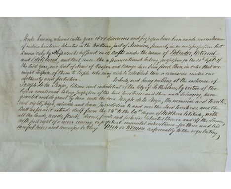 PENHA, Joseph de la. -- "Op dato 22 Februarij 1768 heeft Daniel de la Penja Josephsz. den gewoonlijken Lheen Eed bij handtast