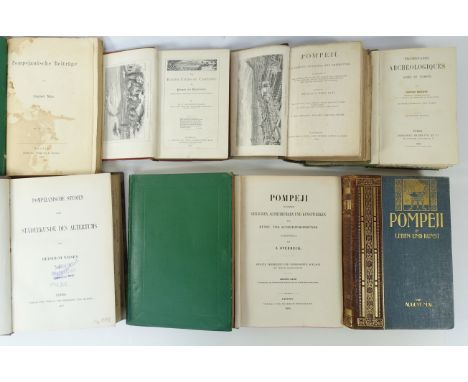 POMPEII -- NISSEN, H. Pompeianische Studien zur Städtekunde des Altertums. Lpz., 1877. Lge-8°. Hcl. (Libr. ticket removed fro