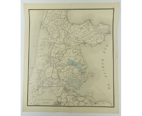 LOW COUNTRIES -- ("KOP VAN NOORD-HOLLAND &amp; TEXEL"). Nijmegen, Wed. J.C. Vieweg &amp; Zn., (1830-32). 2 (of 3 ) lithogr. m