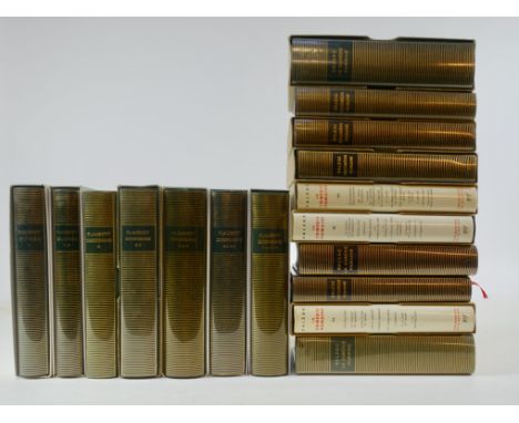 PLÉIADE, BIBLIOTHEQUE de la. Paris, Éd. Gallimard. Or. limp leather, gilt backs. w. (dust-j. and) mylar cover. Printed on Ind