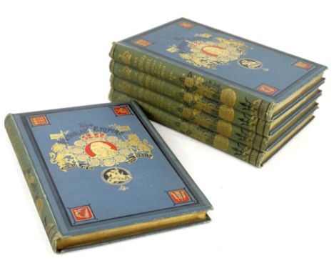 Taylor (James, ed.).  The Victorian Empire; A Brilliant Epoch In Our National History, 5 vol., engraved plates, light spottin
