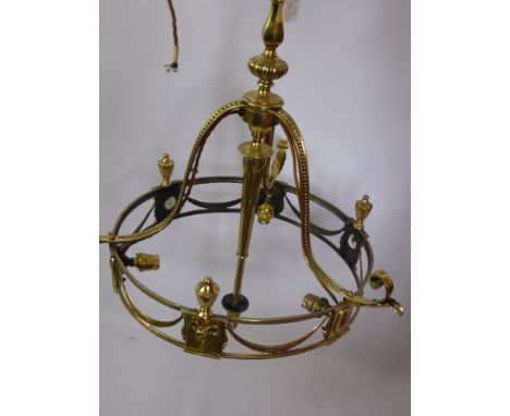 A Regency Style Ceiling Light, fitted with down lighters.