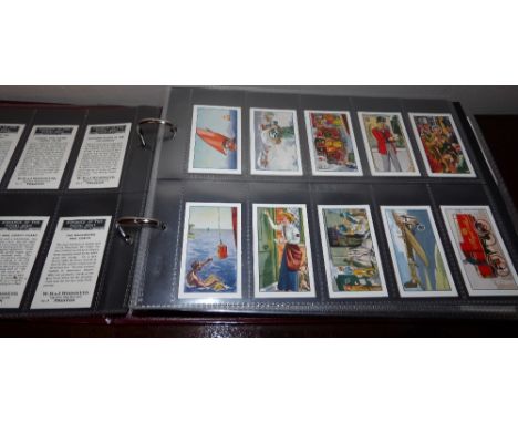 Collection vintage cigarette cards inc. Wills Life in the Royal Navy,Household hints,Players Birds & their young, Gallaghers 