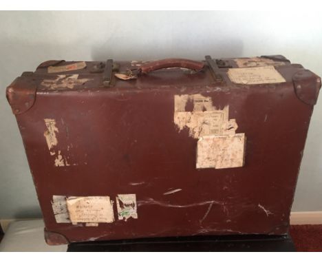 Vintage suitcase.