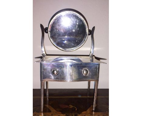 Chester silver miniature dressing table by J & R Griffin c1919