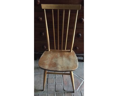 Set of four Ercol dining chairs.