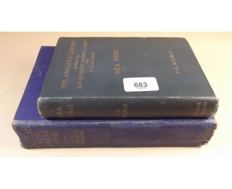 Battles With Giant Fish by F A Mitchell Hedges, published by Duckworth 1923, First Edition, together with Sea Fish by Maxwell