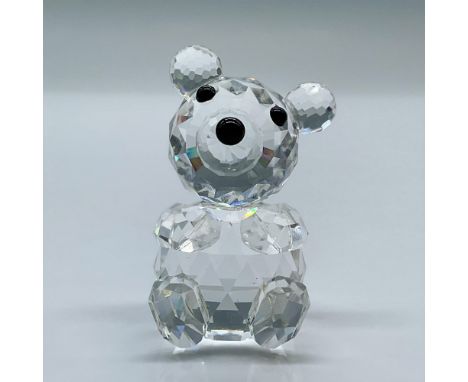 As a part of the Woodland Friends collection, this little crystal bear has a tilted head, black eyes and a black nose. This i