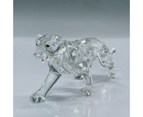 This sleek crystal leopard was a part of the African Wildlife theme. This item has its original box measuring 5"L x 5"W x 8.5