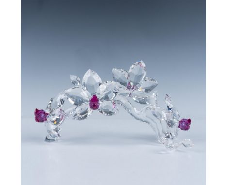 Part of the In the Secret Garden collection. This beautiful piece showcases fully facetted clear crystal blossoms with bright