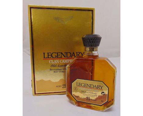 Legendary Clan Campbell 21 year old Scotch in original packaging