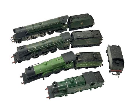 ‘00’ gauge - four hand built locomotives, using various Hornby parts, comprising Duchess Class 4-6-2 ‘City of Glasgow’ no.462