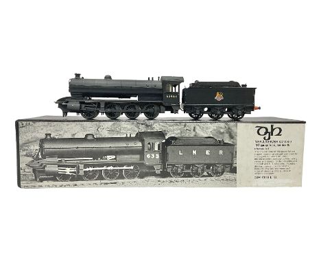 DJH Models ‘00’ gauge - kit built NER/LNER/BR Q7 Class 0-8-0 no.63463 steam locomotive and tender in BR black; with original 