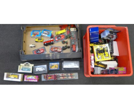 A collection of model vehicles including Corgi, limited edition Lledo from a 1990’s toy fair, a collection of model vehicle p