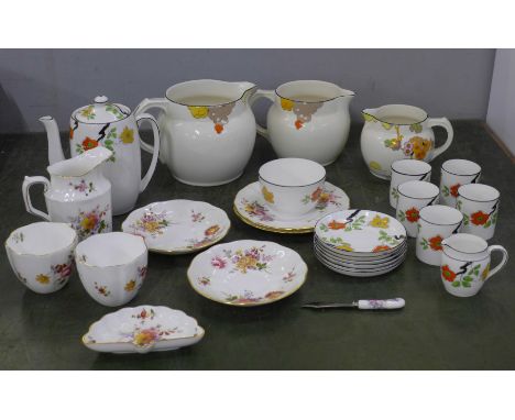 A Foley china tea service and Derby Posies china&nbsp;&nbsp;&nbsp;**PLEASE NOTE THIS LOT IS NOT ELIGIBLE FOR POSTING AND PACK