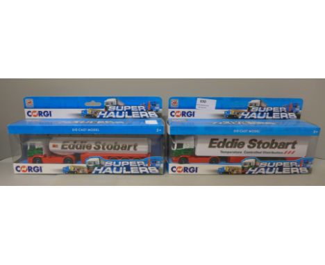Two Corgi Super-Haulers model vehicles 