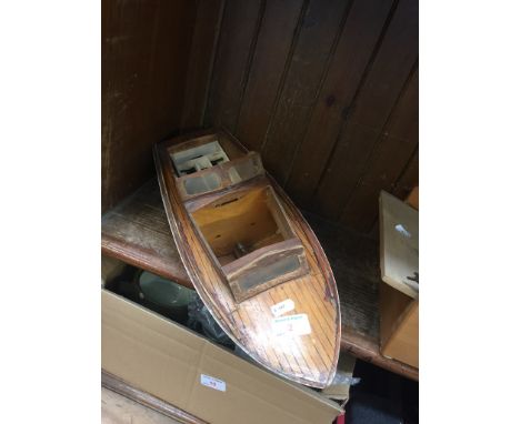 MODEL BOAT (REQUIRES ENGINE)