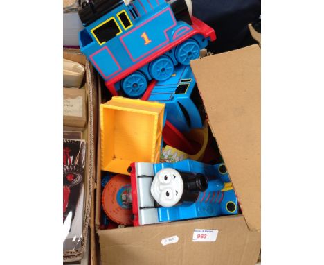 A BOX THOMAS THE TANK ENGINE TOYS