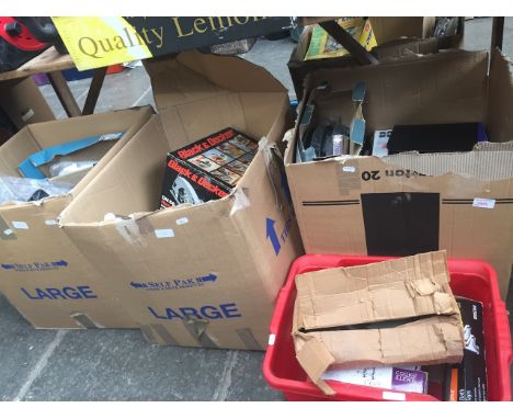 4 BOXES OF TOOLS AND MISC