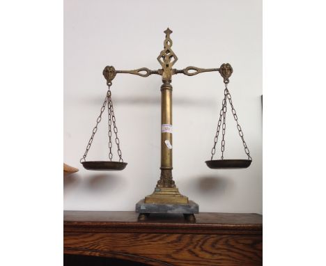 BRASS SCALES OF JUSTICE